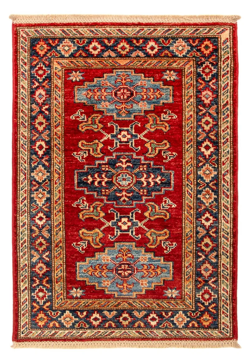 Kazak Teppich 61x90cm - Orientteppich - rot