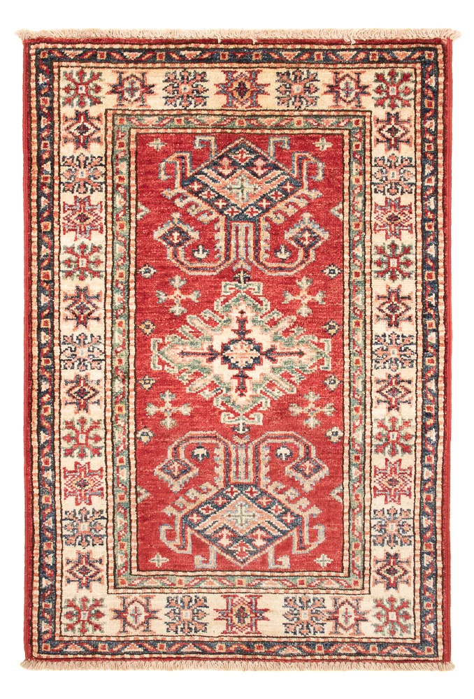 Kazak Teppich 60x90cm - Orientteppich - rot