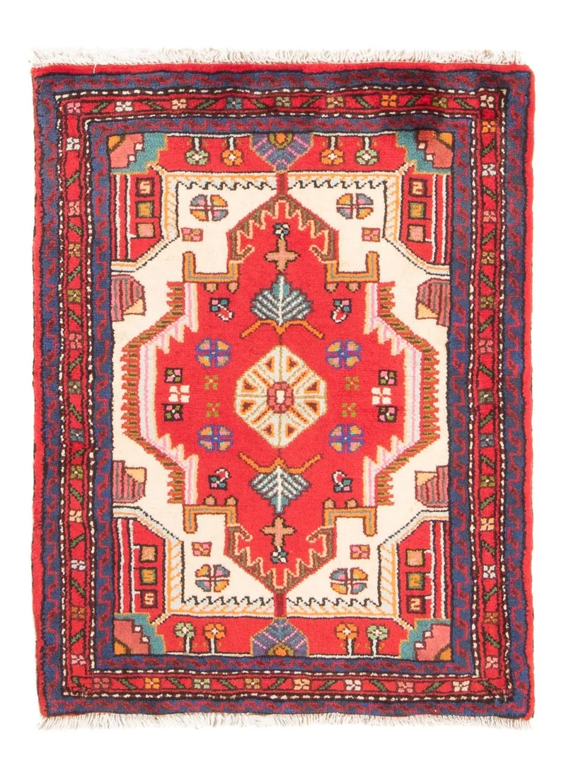 Nahavand Teppich 65x91cm - Perserteppich - rot