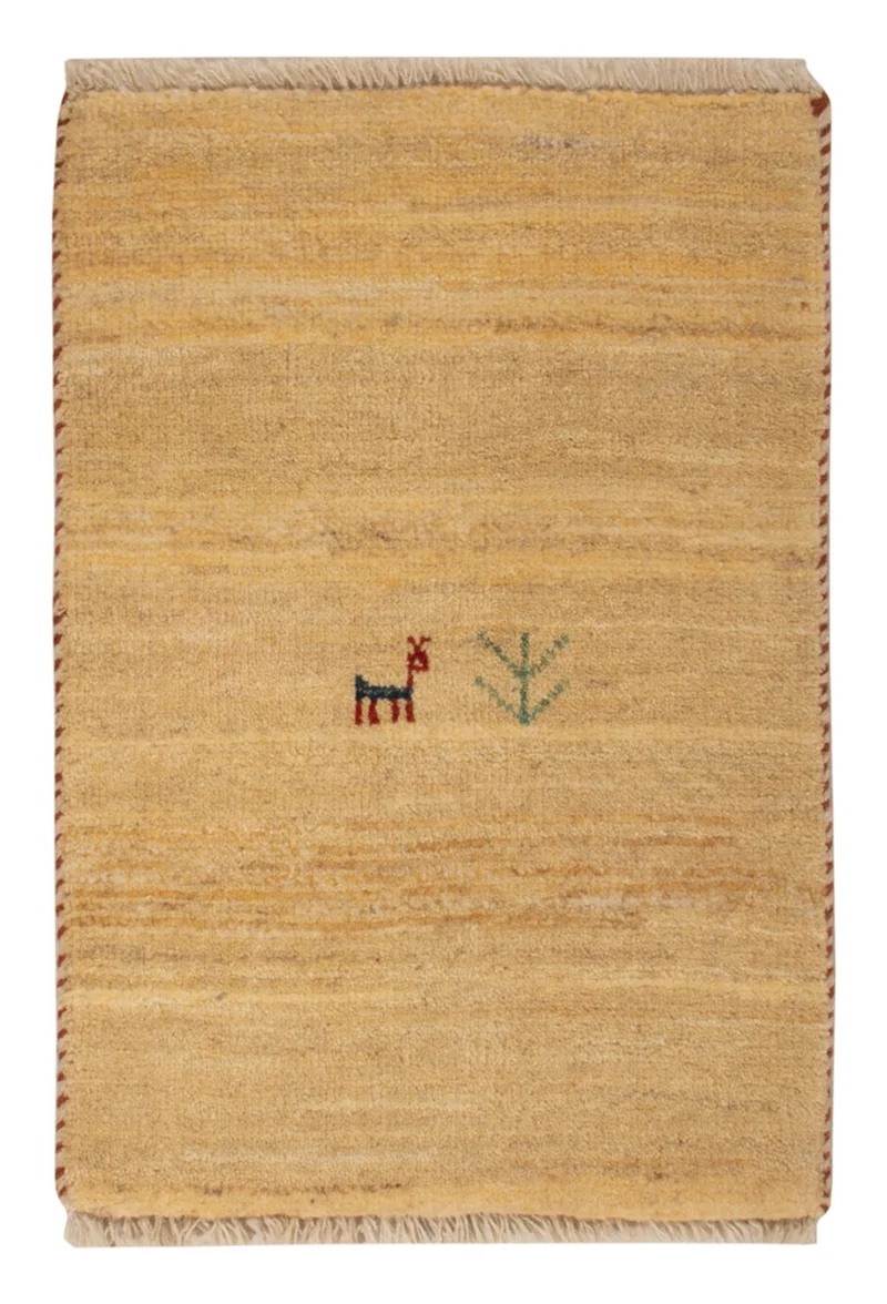 Loribaft Teppich Perser 40x60cm - Orientteppich - creme