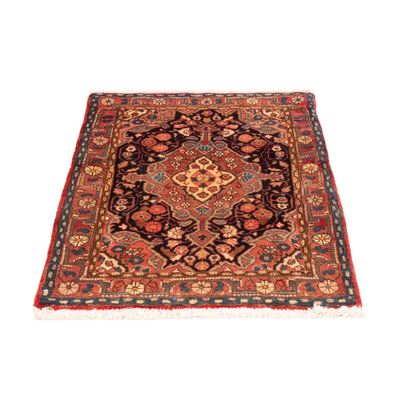 Malayer Teppich 62x92cm - Perserteppich - dunkelblau