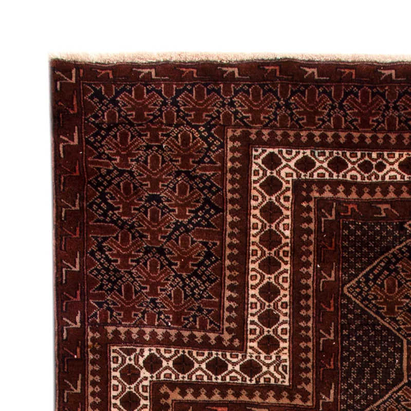 Belutsch Teppich 102x140cm - Orientteppich - rot