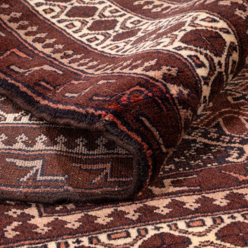 Belutsch Teppich 102x140cm - Orientteppich - rot
