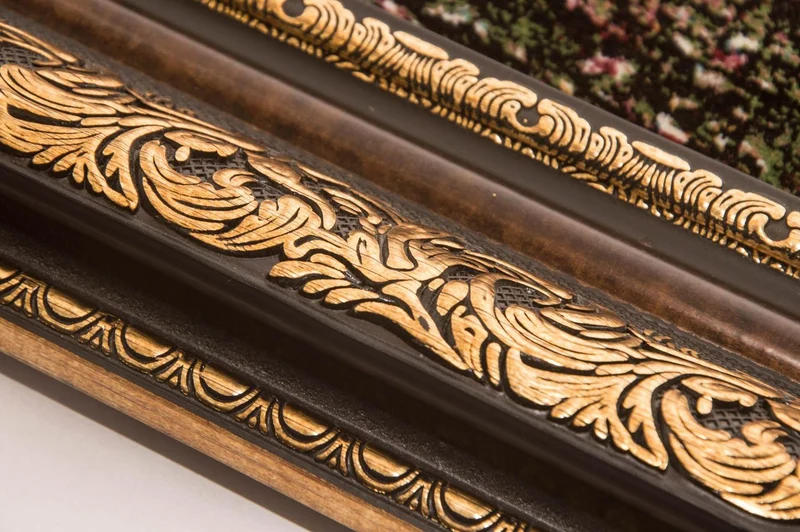 Bild-Teppich 65x114cm - Orientteppich - mehrfarbig