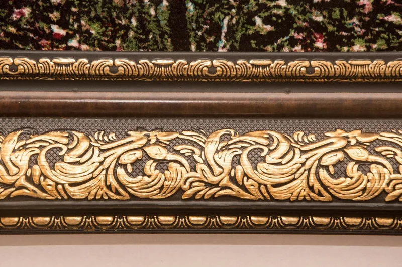 Bild-Teppich 65x114cm - Orientteppich - mehrfarbig