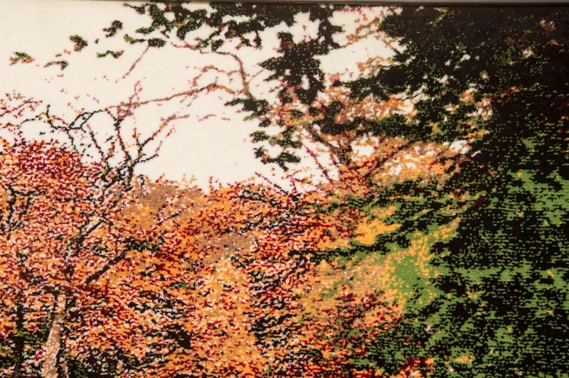 Bild-Teppich 65x114cm - Orientteppich - mehrfarbig