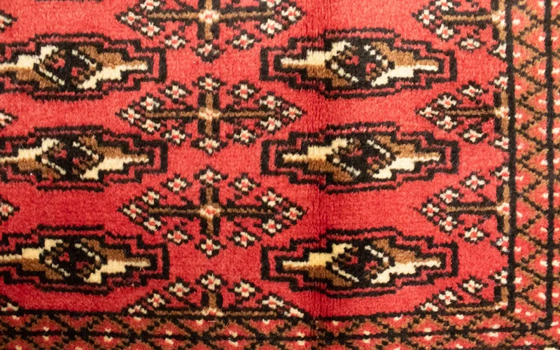 Turkaman Teppich 60x130cm - Orientteppich - rot