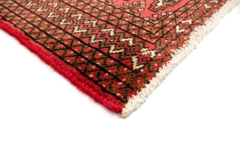 Turkaman Teppich 60x130cm - Orientteppich - rot