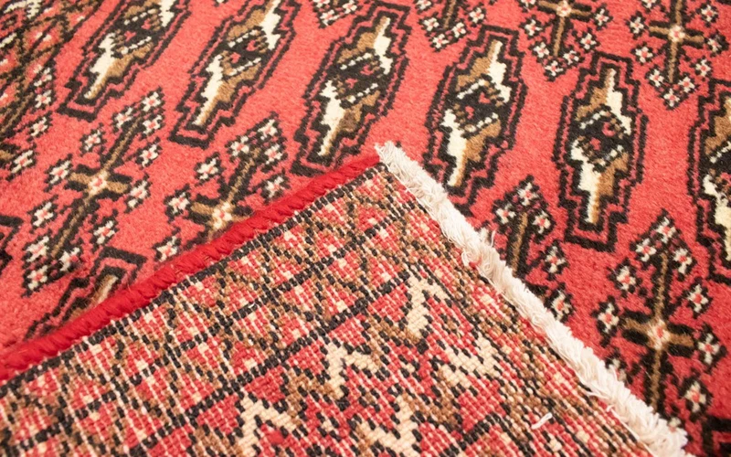 Turkaman Teppich 60x130cm - Orientteppich - rot