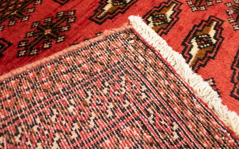 Turkaman Teppich 60x130cm - Orientteppich - rot