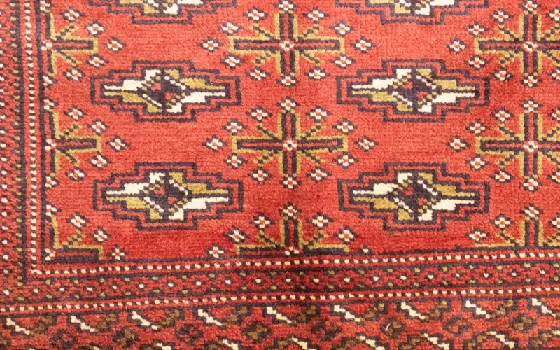 Turkaman Teppich 60x130cm - Orientteppich - rost