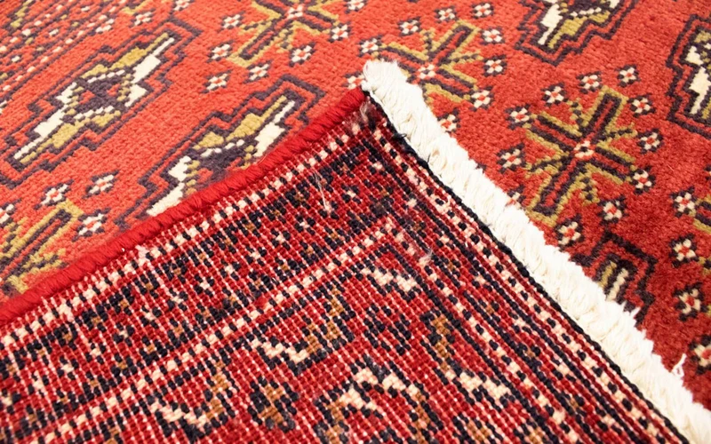 Turkaman Teppich 60x130cm - Orientteppich - rost