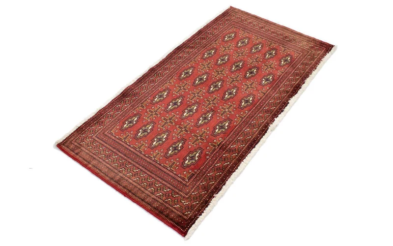 Turkaman Teppich 60x130cm - Orientteppich - rost