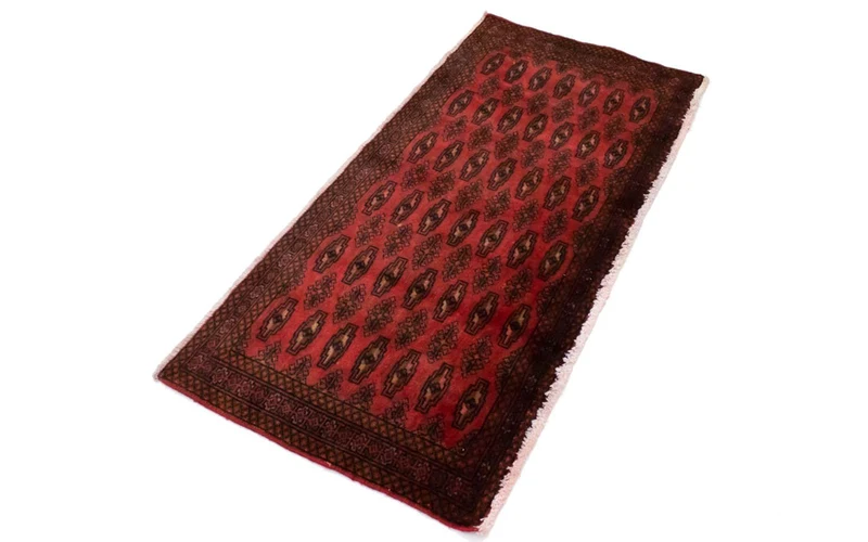 Turkaman Teppich 60x130cm - Orientteppich - rot