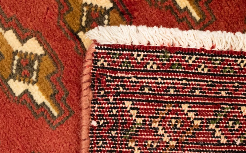 Turkaman Teppich 60x130cm - Orientteppich - rost