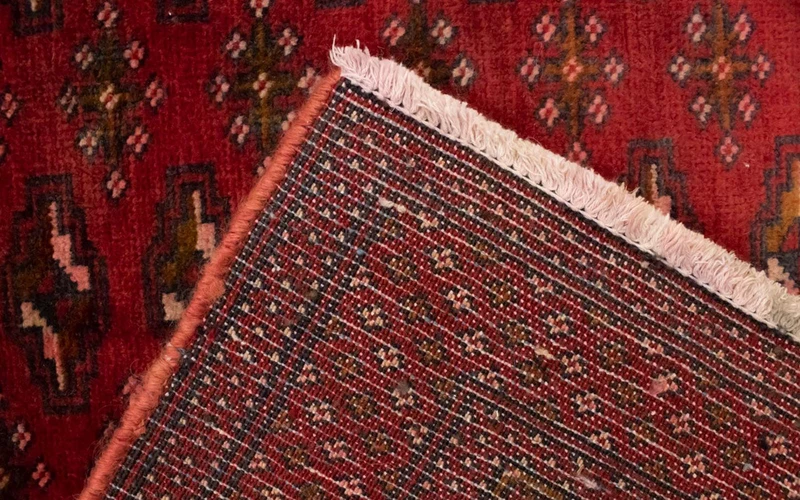 Turkaman Teppich 60x130cm - Orientteppich - rot