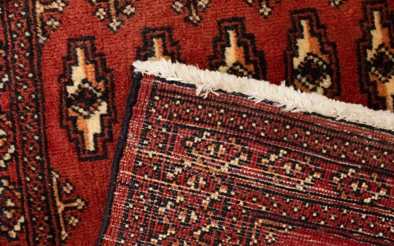 Turkaman Teppich 60x130cm - Orientteppich - rot
