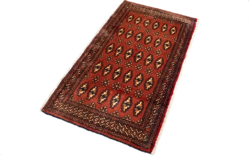 Turkaman Teppich 60x130cm - Orientteppich - rot