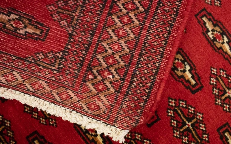 Turkaman Teppich 60x130cm - Orientteppich - rot