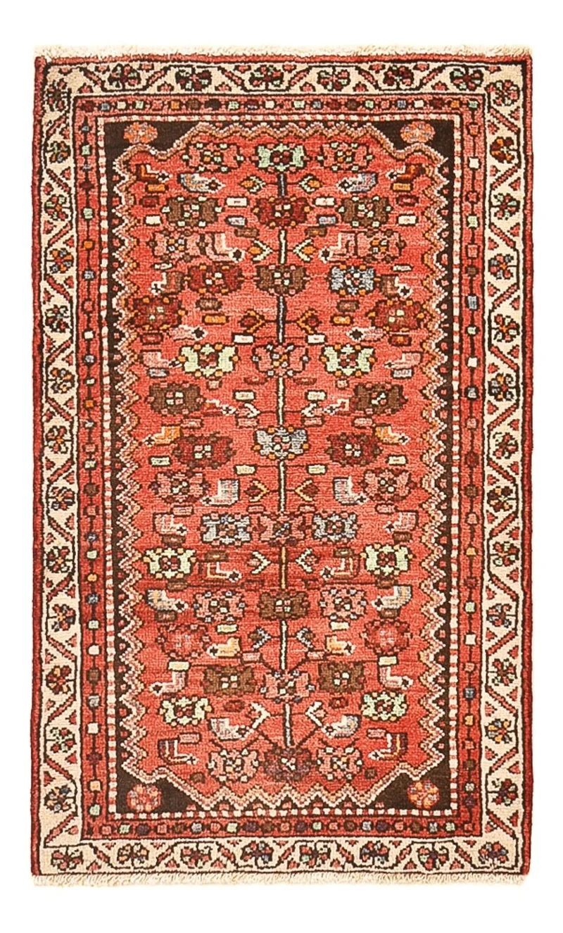 Perserteppich - Nomadic - 67 x 110 cm - hellrot
