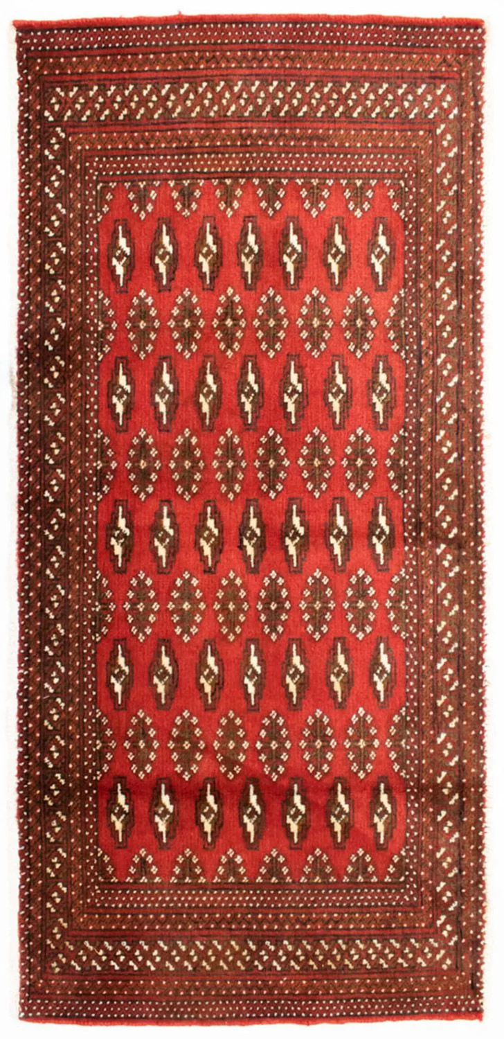Turkaman Teppich 60x130cm - Orientteppich - rost