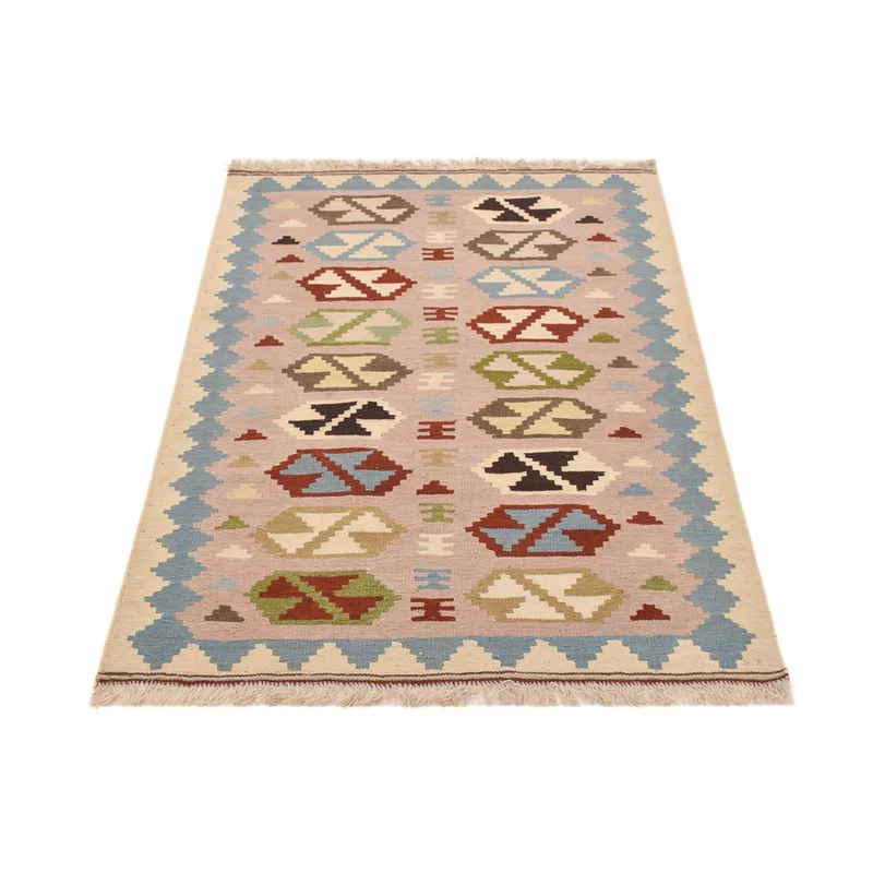Kelim Fars Teppich 102x150cm - mehrfarbig