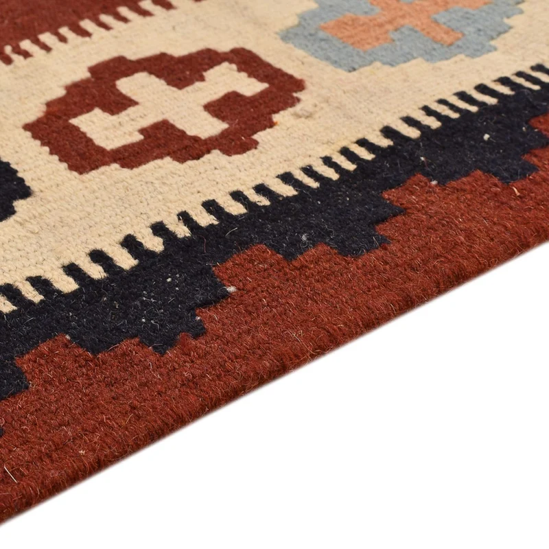 Kelim Fars Teppich 105x150cm - mehrfarbig