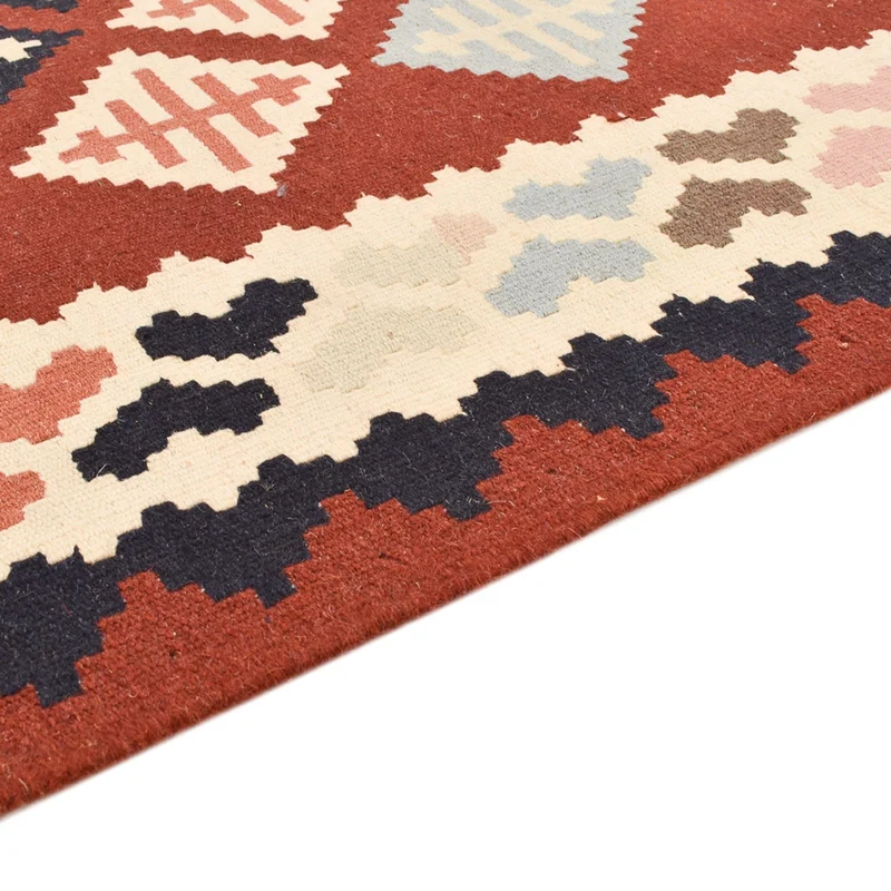 Kelim Fars Teppich 103x147cm - mehrfarbig