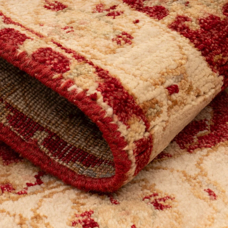 Ziegler Teppich - 60 x 90 cm - bordeauxrot