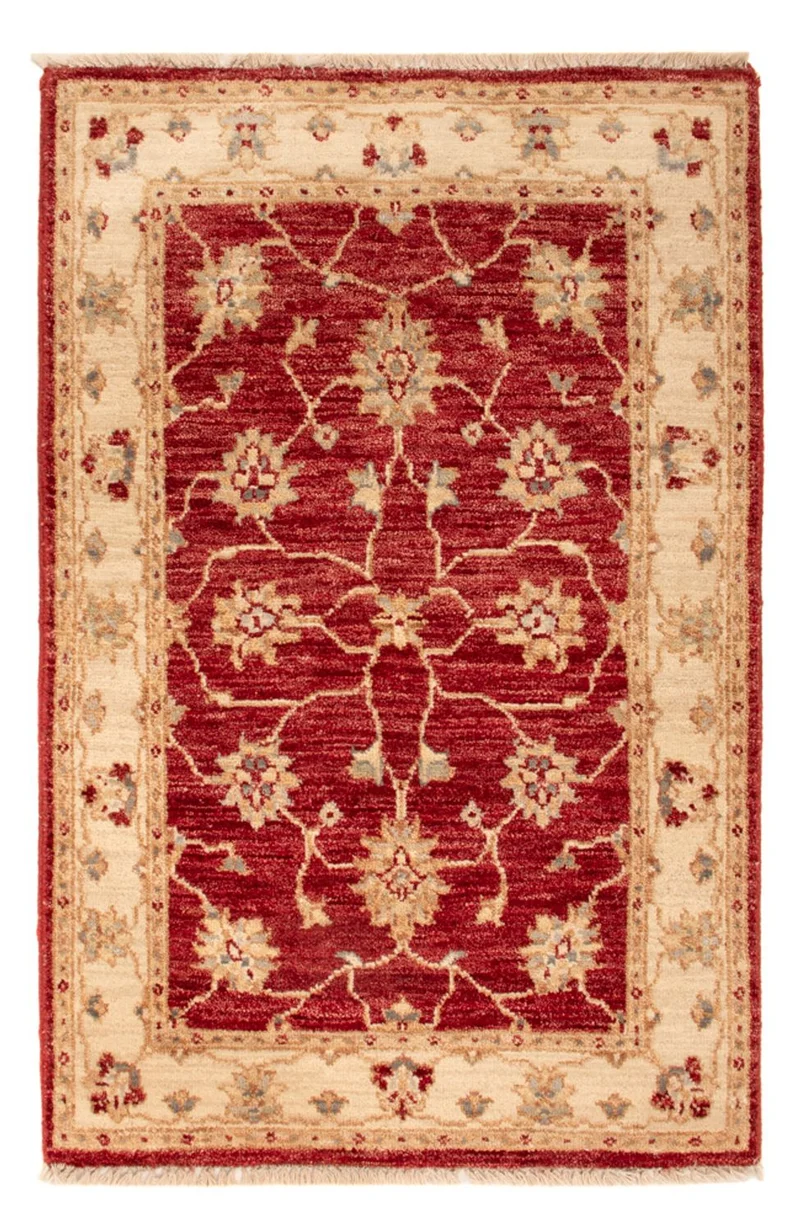Ziegler Teppich 60x90cm - Orientteppich - bordeauxrot