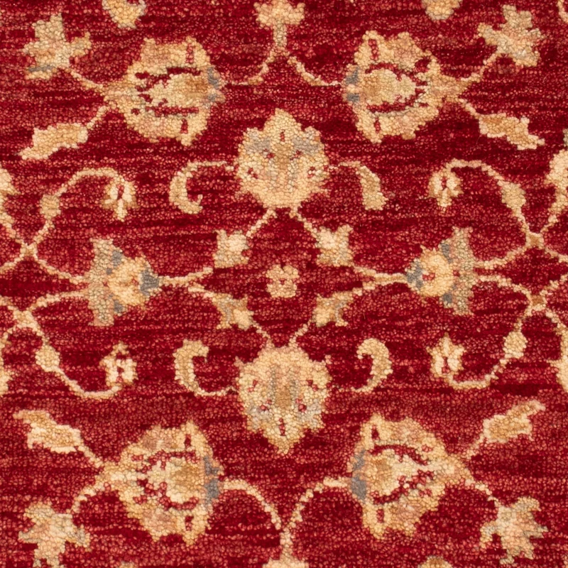 Ziegler Teppich - 60 x 90 cm - bordeauxrot