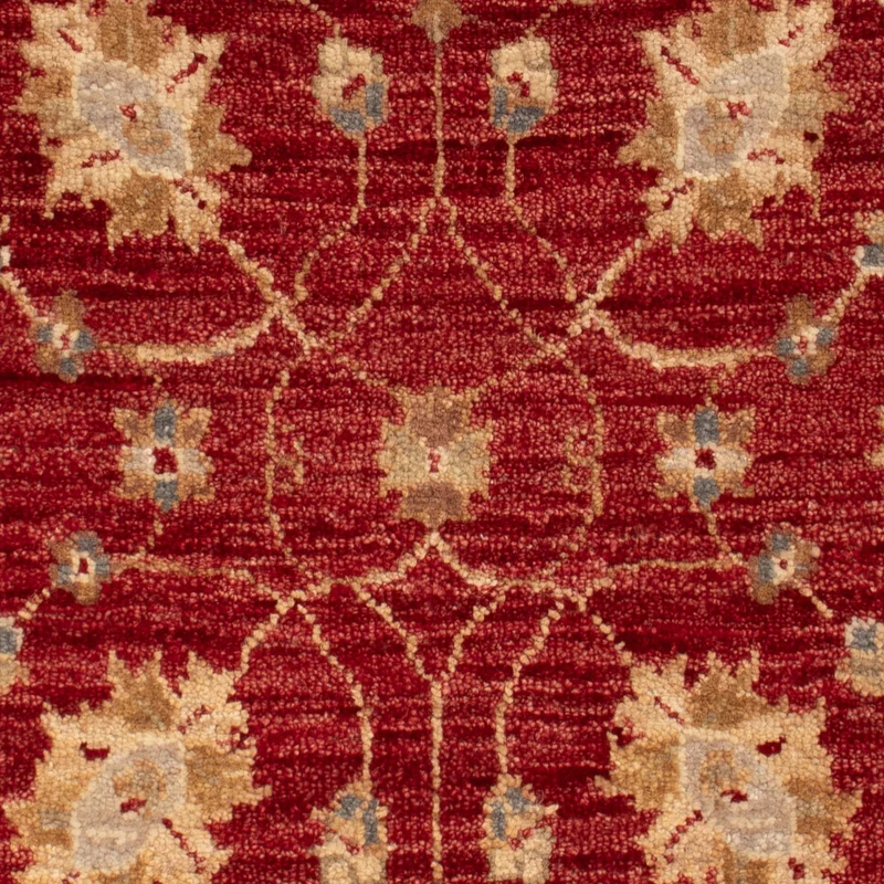 Ziegler Teppich - 60 x 90 cm - bordeauxrot