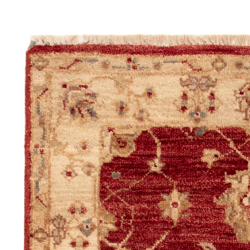 Ziegler Teppich - 60 x 90 cm - bordeauxrot