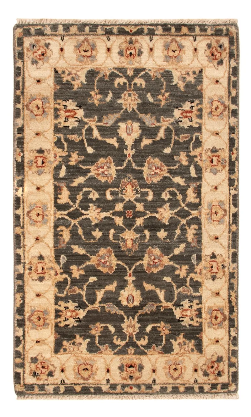 Ziegler Teppich 60x90cm - Orientteppich - schwarz