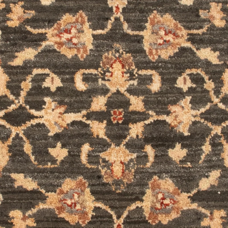 Ziegler Teppich 60x90cm - Orientteppich - schwarz