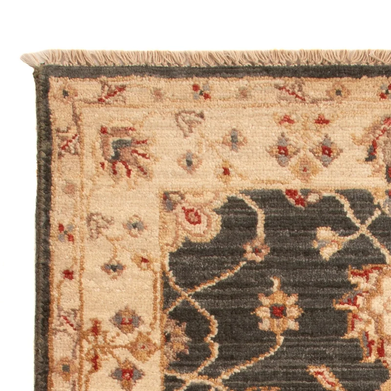 Ziegler Teppich 60x90cm - Orientteppich - schwarz
