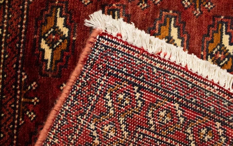Turkaman Teppich 60x130cm - Orientteppich - rot