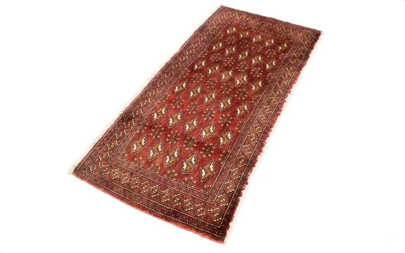 Turkaman Teppich 60x130cm - Orientteppich - rot