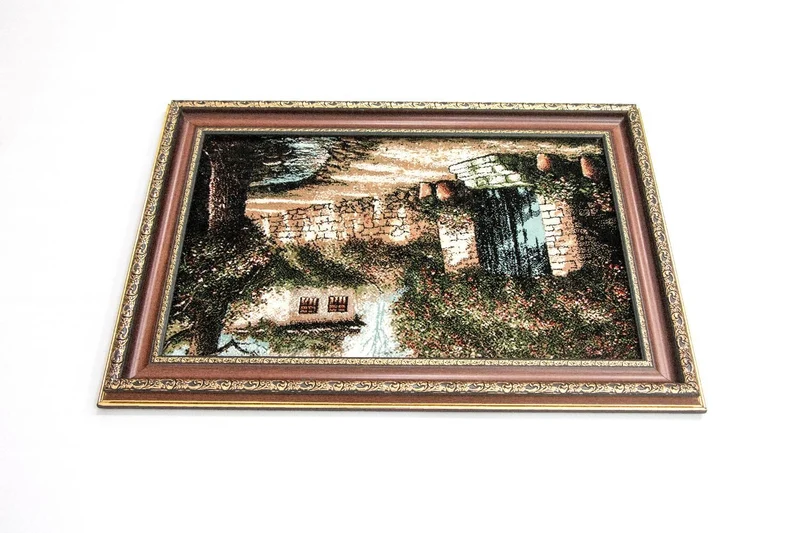 Bild-Teppich 60x85cm - Orientteppich - mehrfarbig