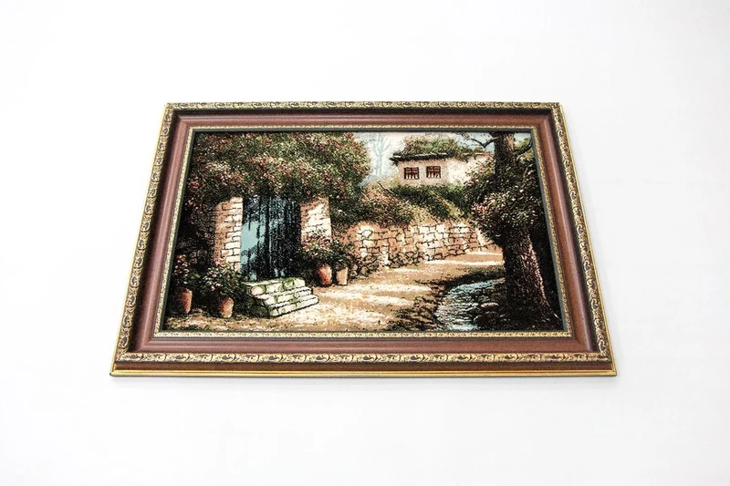 Bild-Teppich 60x85cm - Orientteppich - mehrfarbig