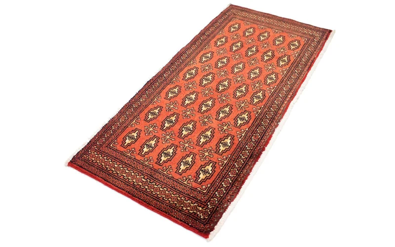 Turkaman Teppich 60x130cm - Orientteppich - rost