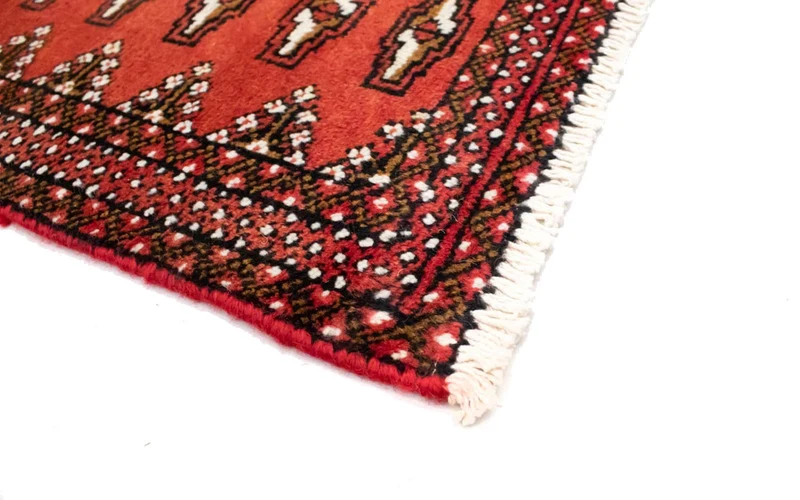 Turkaman Teppich 60x130cm - Orientteppich - rot