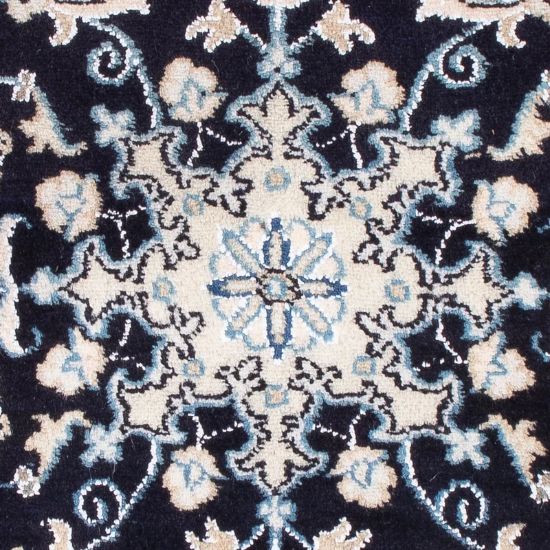 Perserteppich - Nain - Royal - 60 x 90 cm - dunkelblau