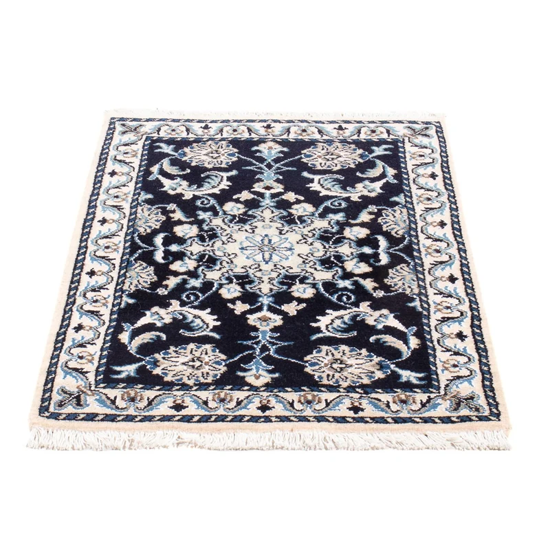 Perserteppich - Nain - Royal - 60 x 90 cm - dunkelblau
