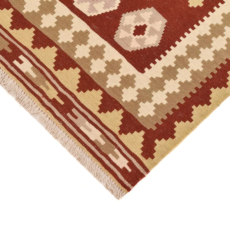 Kelim Fars Teppich 100x155cm - mehrfarbig