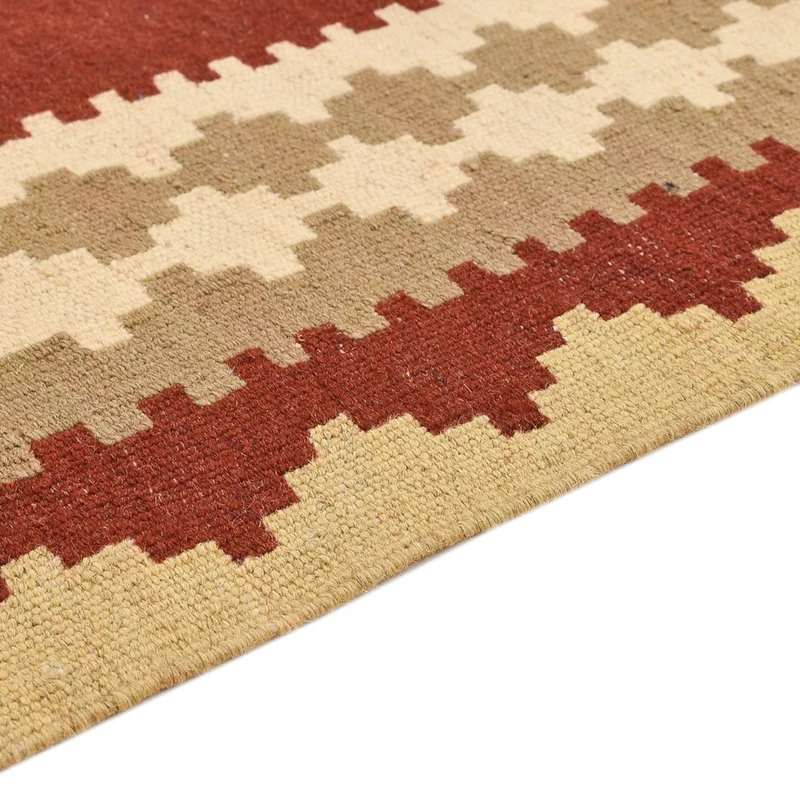 Kelim Fars Teppich 100x155cm - mehrfarbig