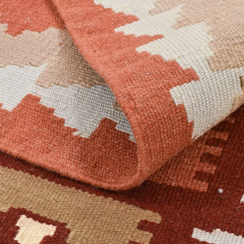 Kelim Fars Teppich 103x147cm - mehrfarbig