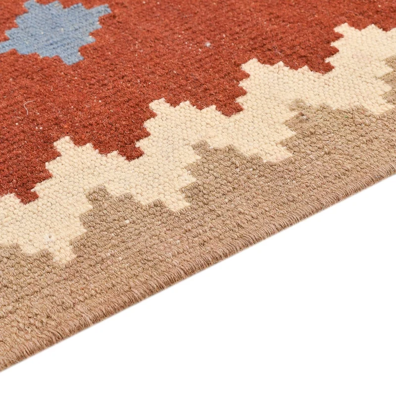 Kelim Fars Teppich 105x150cm - mehrfarbig