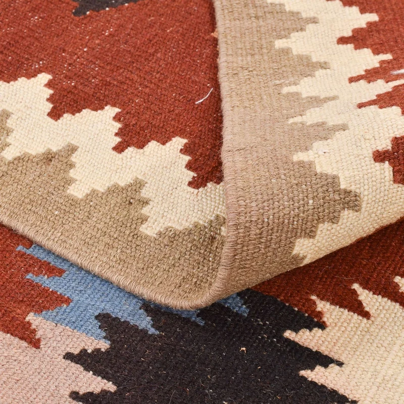 Kelim Fars Teppich 105x150cm - mehrfarbig