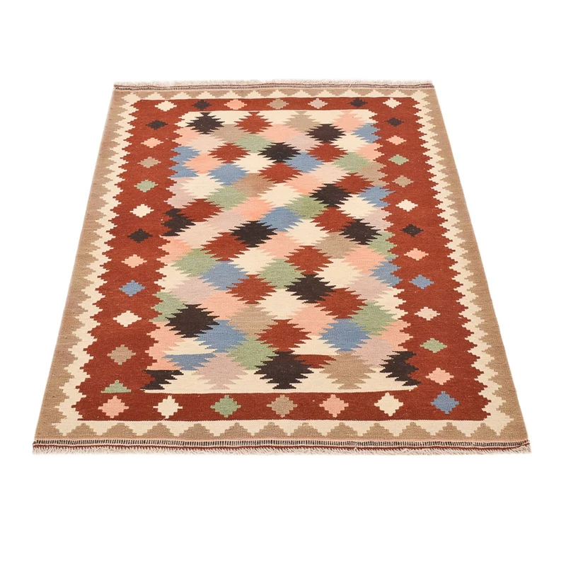 Kelim Fars Teppich 105x150cm - mehrfarbig